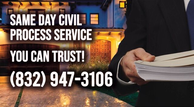 How Late Can a Process Server Serve You in Texas? Laws You Should Know 4 Contact us. Houston Process Servers. Process server delivering legal papers to defendants house. Best Process Server,