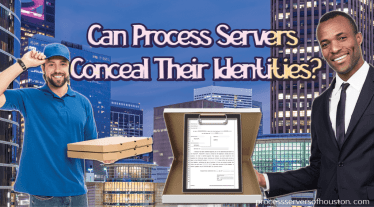 Our Blog 24 Process server wearing like pizza delivery guy. Can Process Servers Conceal Their Identities? Does a Process Server Have to Identify Themselves?