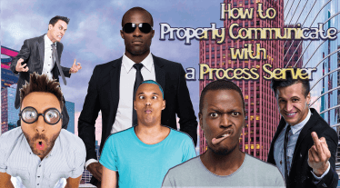 Our Blog 27 Communicate with a Process Server? A Process Server Talking to scared defendants.