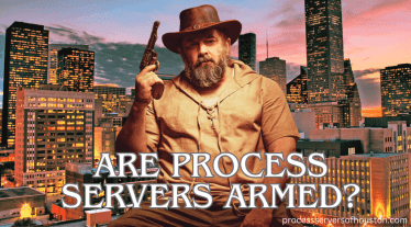 Our Blog 10 Are process servers armed? Are Process Servers Cops? Can They Trespass?